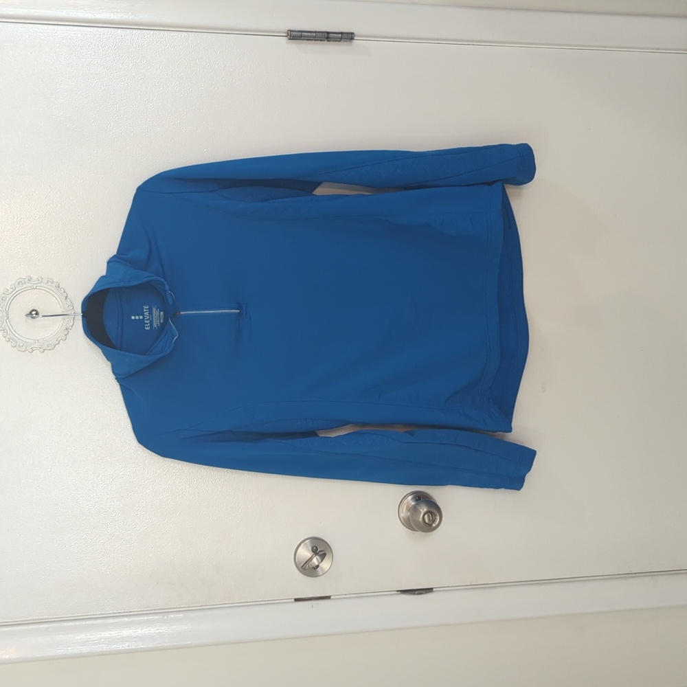 🔥 Elevate Half-zip, bright blue, size medium